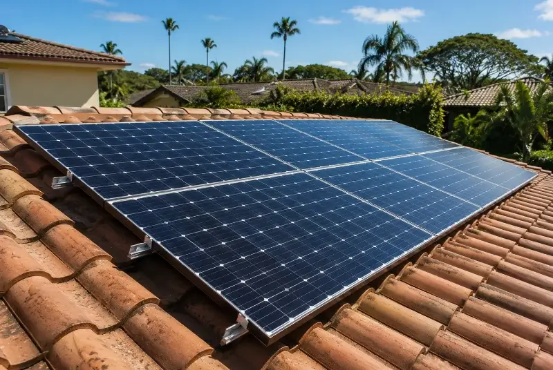 Installation de panneaux solaires à Septème