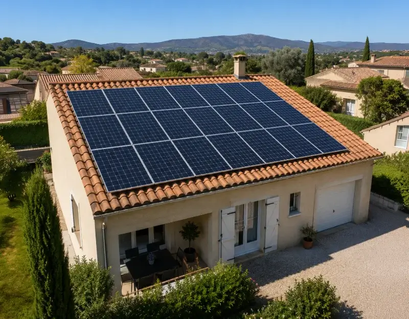 Prime à l'autoconsommation panneaux solaires Septème — aide financière de l'État